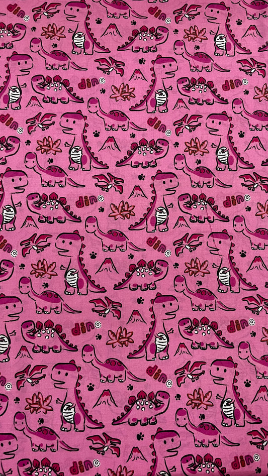 Playful Pink Dinosaur "Dino"