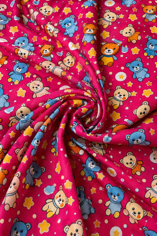 Kids Teddy Bear Printed