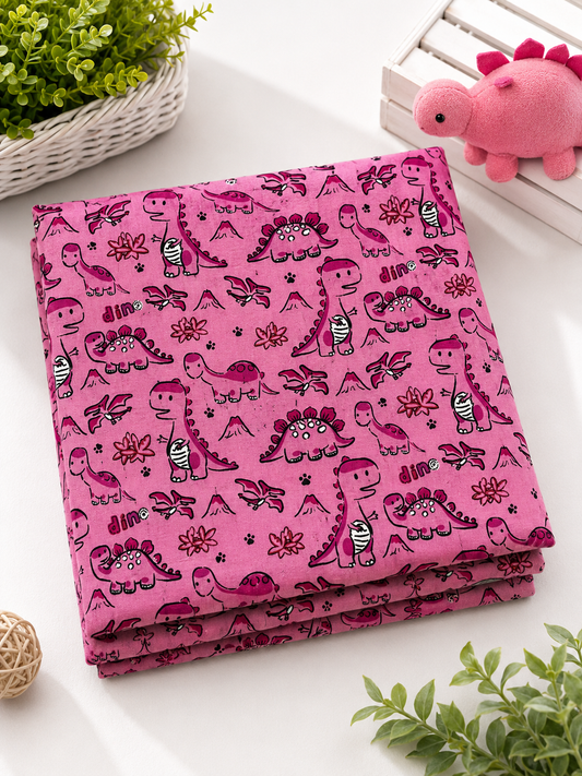Playful Pink Dinosaur "Dino"