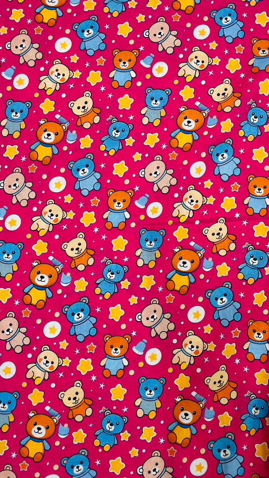 Kids Teddy Bear Printed