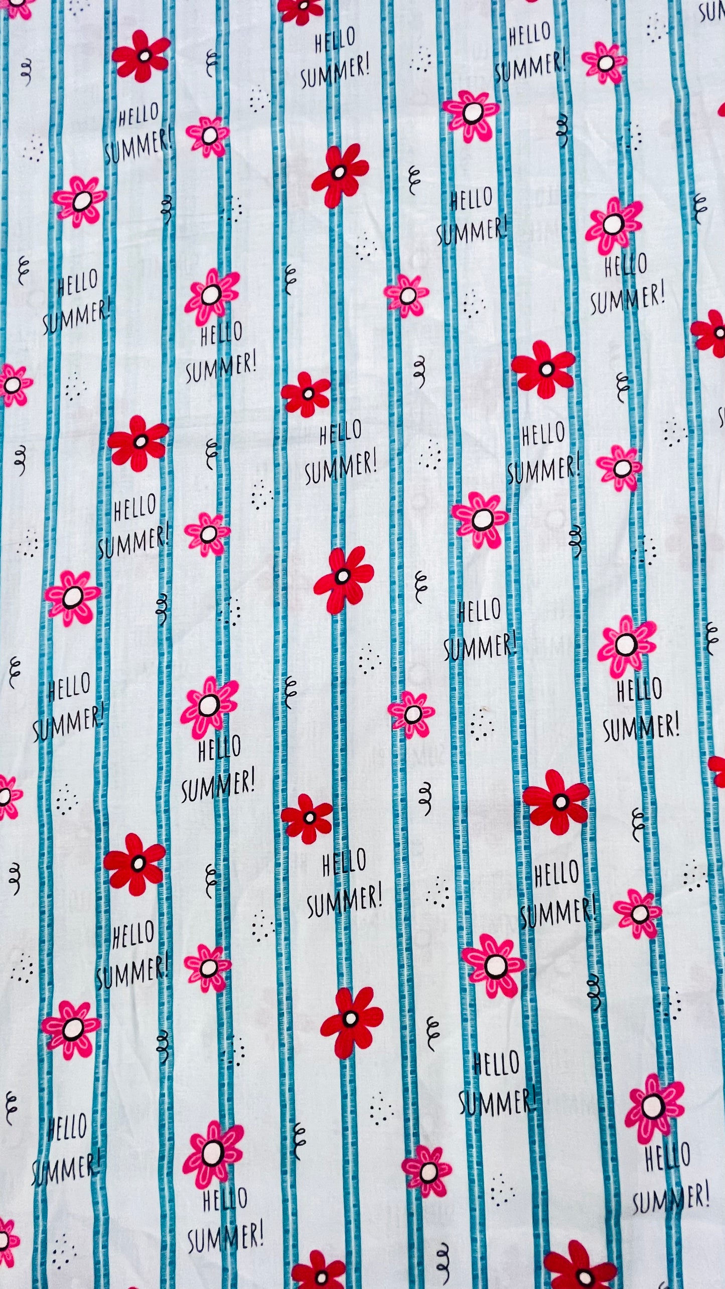Hello Summer Floral Printed Lawn